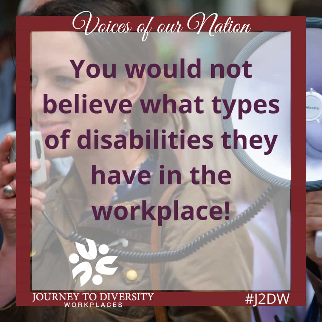 You would not believe what types of disabilities they have in the workplace!