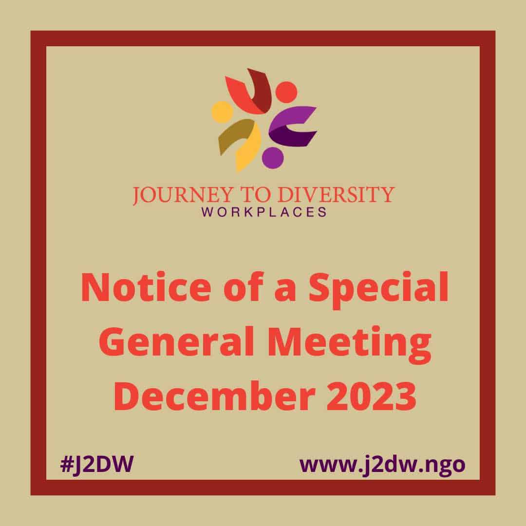 Notice of a Special General Meeting